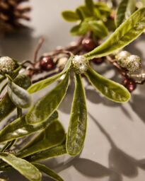 Dibor Copper Mistletoe Light Up Xmas Table Decoration Christmas Garland 1.6m - Size: Large - thumbnail 5