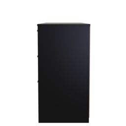 Ready Assembled 2 U Denver 6 Drawer Kneehole Desk (Ready Assembled) in True Black - thumbnail 2