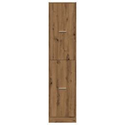 Berkfield Home Apothecary Cabinet¬†Artisian Oak 40x41x174.5 cm Engineered Wood in Brown - thumbnail 5