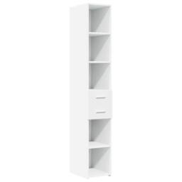 Berkfield Home Slim Storage Cabinet White 30x42.5x225 cm Engineered Wood - thumbnail 6