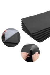 Living and Home 15mm Car Heat Deadener Sound Insulation Mat Set of 10 in Black - Size: 39 cm x 60 cm - thumbnail 3