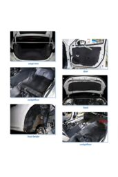 Living and Home 15mm Car Heat Deadener Sound Insulation Mat Set of 10 in Black - Size: 39 cm x 60 cm - thumbnail 5