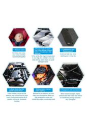 Living and Home 15mm Car Heat Deadener Sound Insulation Mat Set of 10 in Black - Size: 39 cm x 60 cm - thumbnail 6