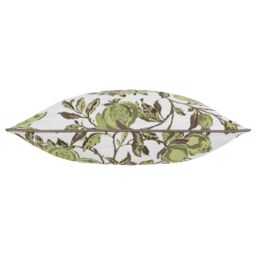 Wylder Pomegranate Jacquard Piped Polyester Filled Cushion in Green - Size: 50 cm x 50 cm - thumbnail 3