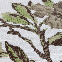 Wylder Pomegranate Jacquard Piped Polyester Filled Cushion in Green - Size: 50 cm x 50 cm - thumbnail 4