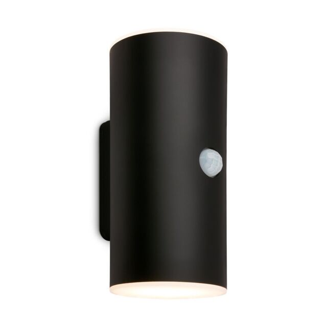 BRILONER Sensor Black 2x6W Battery Powered LED Outdoor Wall Light - image 1