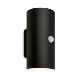 BRILONER Sensor Black 2x6W Battery Powered LED Outdoor Wall Light - thumbnail 2