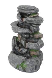 Living and Home Outdoor Rock Waterfall Fountain with LED Lights in Natural - thumbnail 7
