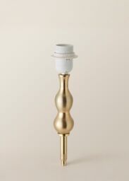 ValueLights Maggie Metal Candlestick Slim Floor Lamp Base in Gold - thumbnail 4
