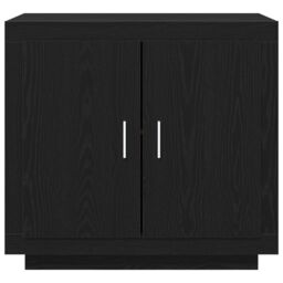 Berkfield Home Sideboard Black Oak 80x40x75 cm Engineered Wood - Size: 80 x 40 x 75 cm - thumbnail 6