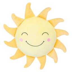 VFM e-Store Wall Decoration Plush Sun Plush Gift Idea 36cm x 40cm Yellow X 1 - Size: 36 cm x 40 cm - thumbnail 1