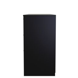 Ready Assembled 2 U Seattle 6 Drawer Kneehole Desk (Ready Assembled) in True Black - thumbnail 2