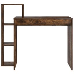 Berkfield Home Writing Desk Smoked oak Particle board Medium Writing Desk in Brown - thumbnail 4