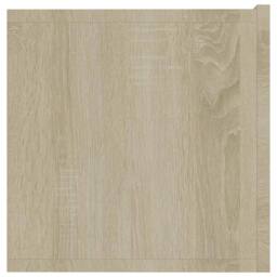 Berkfield Home TV Cabinet Sonoma Oak 80x30x30 cm Engineered Wood in Light Tan - Size: 80 x 30 x 30 cm - thumbnail 7