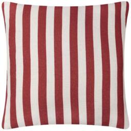 Furn Deck Stripe Woven Outdoor Cushion in Red - thumbnail 3
