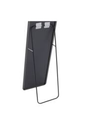 Garden Sanctuary Modern Rectangular Metal Floor Mirror Black - thumbnail 8