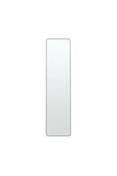 Garden Sanctuary Modern Rectangular Metal Floor Mirror Black - thumbnail 3