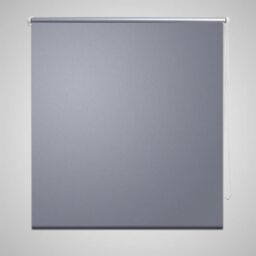 Berkfield Home Roller Blind Blackout 120 x 230 cm Grey - thumbnail 1