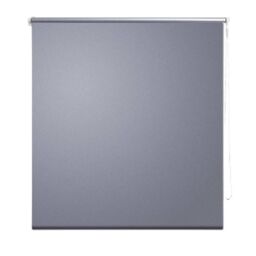 Berkfield Home Roller Blind Blackout 120 x 230 cm Grey - thumbnail 2