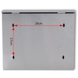 Berkfield Home Stainless Steel Mailbox in Silver - thumbnail 6
