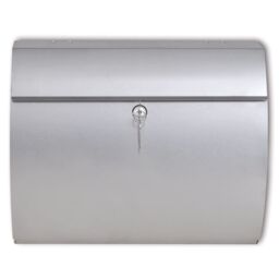 Berkfield Home Stainless Steel Mailbox in Silver - thumbnail 2