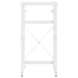 Berkfield Home Durable Bathroom Washbasin Frame White 40x38x83 cm Iron - Size: 40 x 38 x 83 cm - thumbnail 1