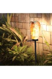 Living and Home Solar Resin Praying Angel LED Garden Stake Light in White - thumbnail 6