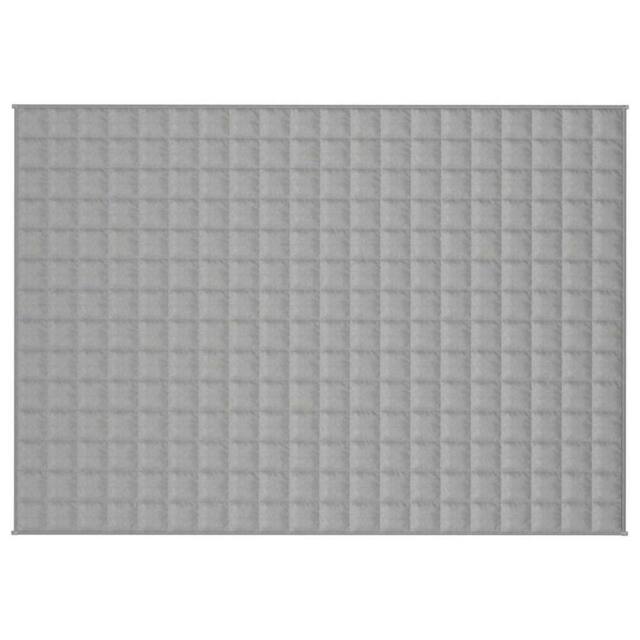 Berkfield Home Weighted Blanket Grey 140x200 cm Single 6 kg Fabric - image 1