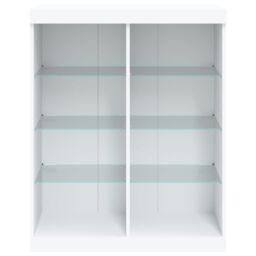 Berkfield Home Sideboard with LED Lights White 81x37x100 cm - Size: 81 x 37 x 100 cm - thumbnail 6