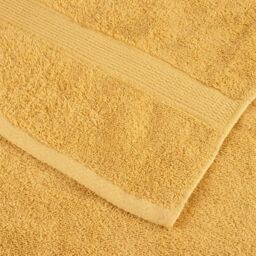Berkfield Home Premium Shower Towels SOLUND 4pcs Gold 70x140cm 600gsm - thumbnail 5