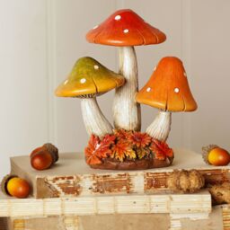 Country Living Autumn Harvest Mushroom Ornament 13.5cm - thumbnail 1