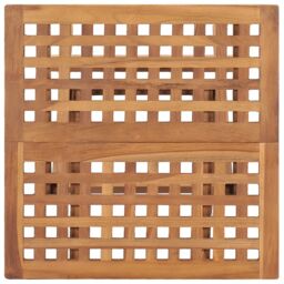 Berkfield Home Folding Garden Table 50x50x50 cm Solid Teak Wood in Brown - Size: 50 x 50 x 50 cm - thumbnail 5