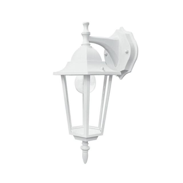 Netlighting MILANO Outdoor DOWN Wall Lanterns White IP44 20.8x36x17cm - Size: 20.8x36x17 cm
