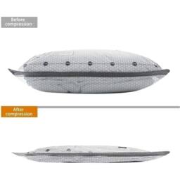 FLAVORA 12x Vacuum Storage Bags Set With Electric Air Pump in Silver - Size: 500mm - thumbnail 6