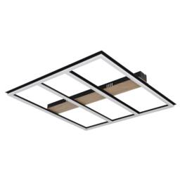 Netlighting Froomy 60cm Semi Flush Ceiling Light Matt Black LED 3000K - thumbnail 2