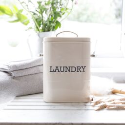 Living Nostalgia Antique Cream Laundry Tin - thumbnail 5