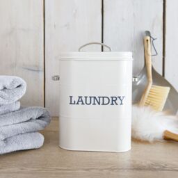 Living Nostalgia Antique Cream Laundry Tin - thumbnail 3