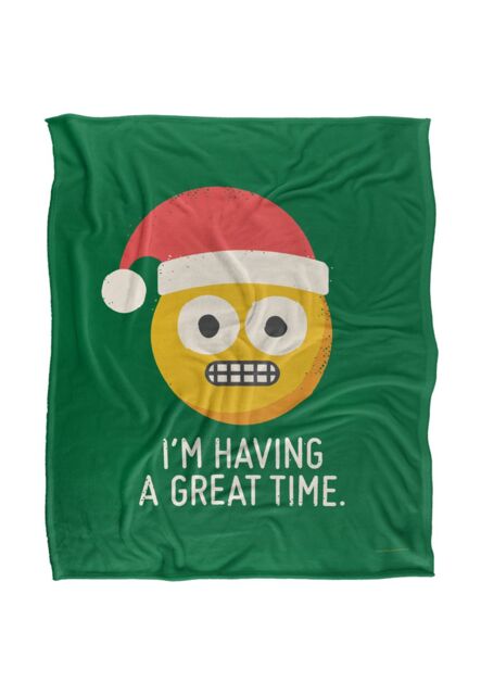 David Olenick White Knuckle Christmas Silky Touch Super Soft Throw Blanket 152 X 127 cm - image 1