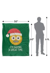 David Olenick White Knuckle Christmas Silky Touch Super Soft Throw Blanket 152 X 127 cm - thumbnail 5