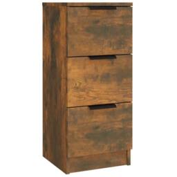 Berkfield Home Sideboards 3 pcs Smoked Oak Engineered Wood in Brown - thumbnail 9
