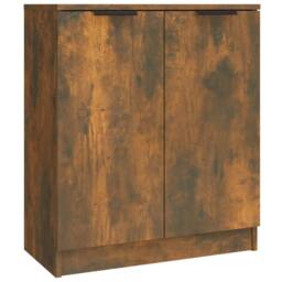 Berkfield Home Sideboards 3 pcs Smoked Oak Engineered Wood in Brown - thumbnail 7