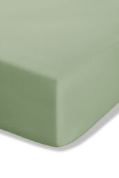 Catherine Lansfield 'Easy Iron Percale' Combed Polycotton 35cm Depth Sheet in Light Green - Size: King Fitted - thumbnail 2