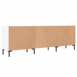 Berkfield Home TV Cabinet White 150x30x50 cm Engineered Wood - Size: 150 x 30 x 50 cm - thumbnail 8