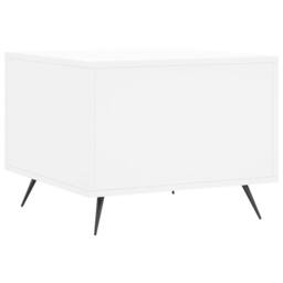 Berkfield Home Decorative Coffee Table White 50x50x40 cm Engineered Wood - Size: 50 x 50 x 40 cm - thumbnail 8