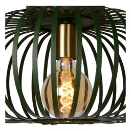 Lucide 'MANUELA' Stylish Dimmable Indoor LED Flush Ceiling Light 1xE27 in Green - thumbnail 5