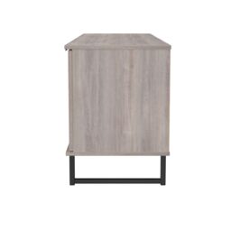 Ready Assembled 2 U Fuji 2 Door 1 Drawer Wide TV Unit (Ready Assembled) in Light Grey - thumbnail 3