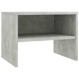 Berkfield Home Bedside Cabinets 2 pcs Concrete Grey 40x30x30 cm Engineered Wood - Size: 40 x 30 x 30 cm - thumbnail 4