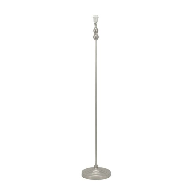 ValueLights Maggie Metal Candlestick Slim Floor Lamp Base in Silver - image 1