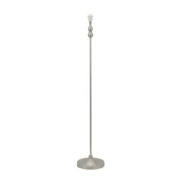 ValueLights Maggie Metal Candlestick Slim Floor Lamp Base in Silver - thumbnail 1