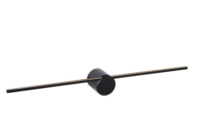Lucide 'MIZAR' Non Dimmable Stylish Mountable Bathroom Decor LED Wall Light in Black - image 1